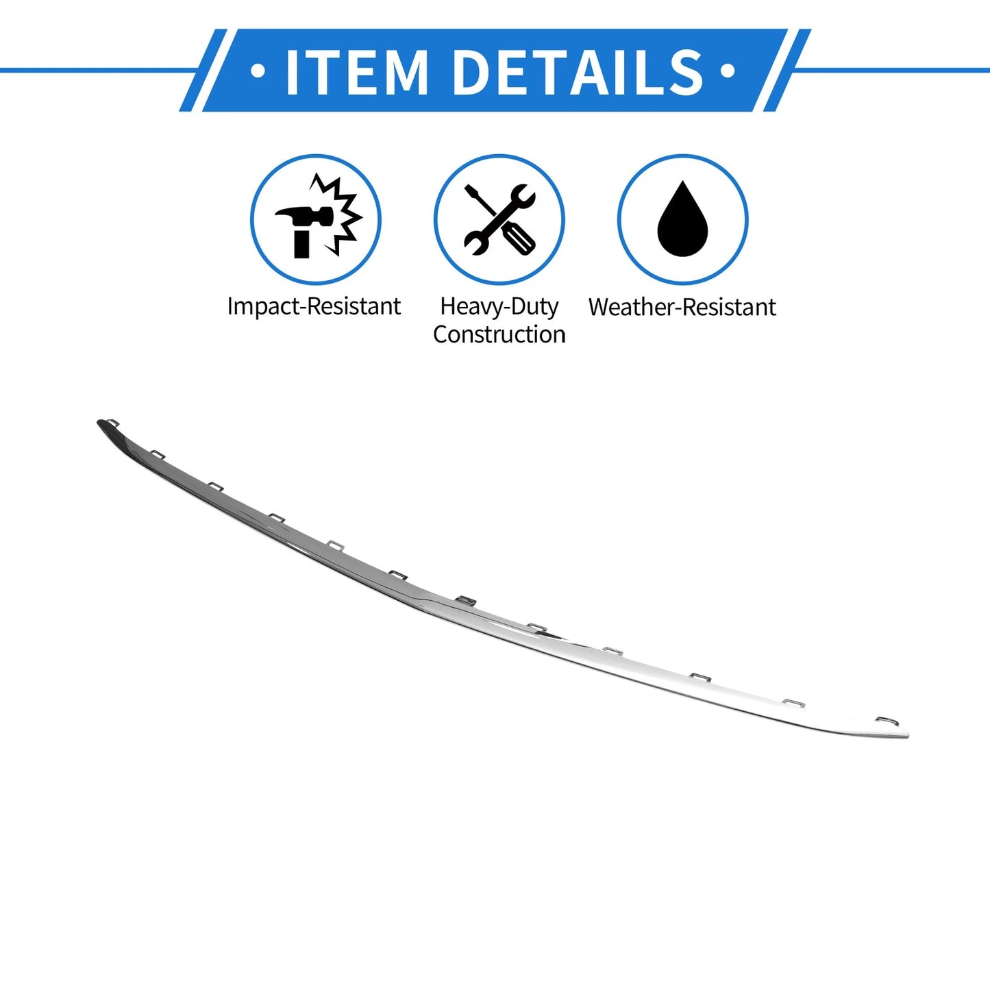 Bumper Grille Trim Garnish No.2138850305 for Mercedes-Benz W213/E (2021–2023)