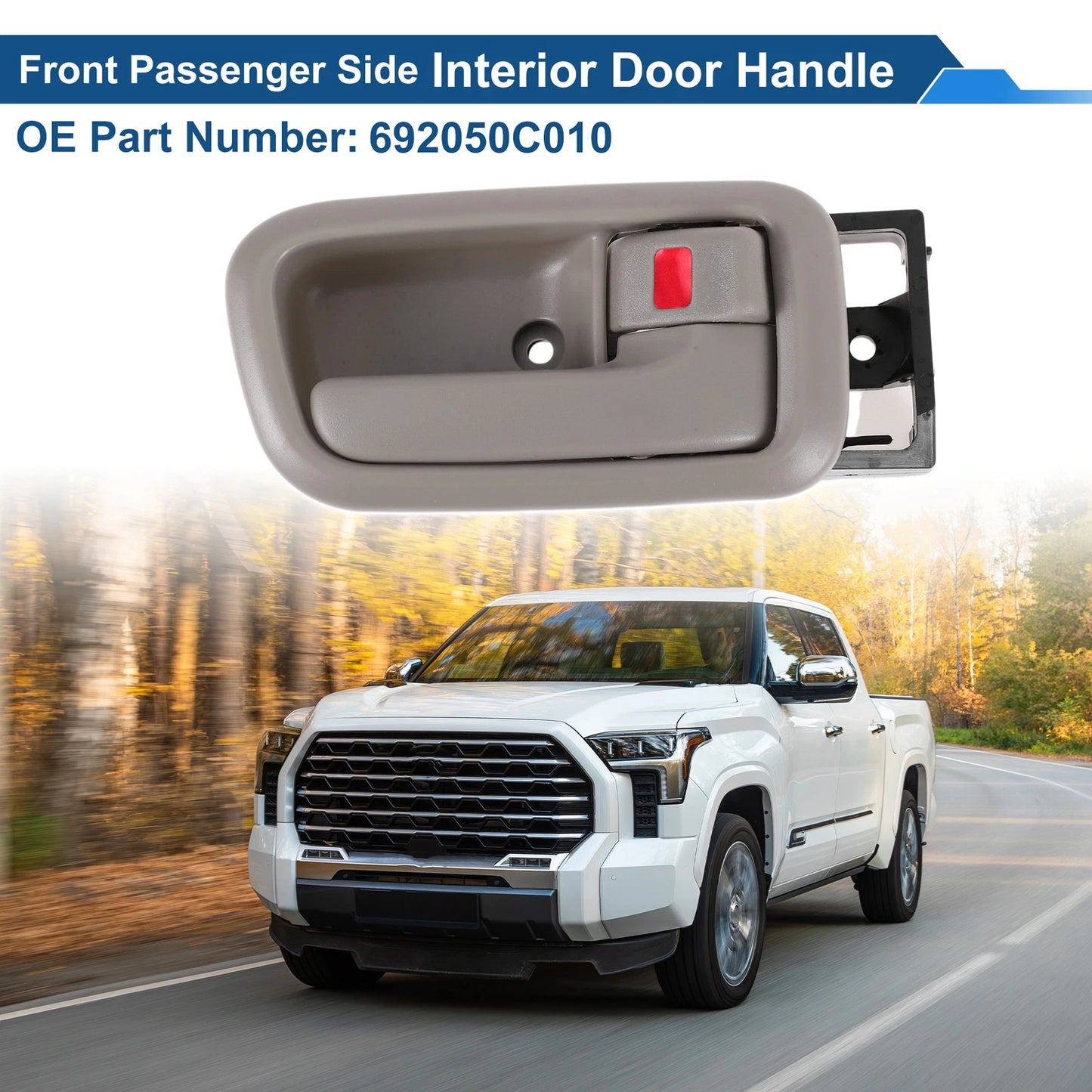 Front Driver Side Interior Door Handle for Toyota Tundra (2000–2006) No. 692050C010