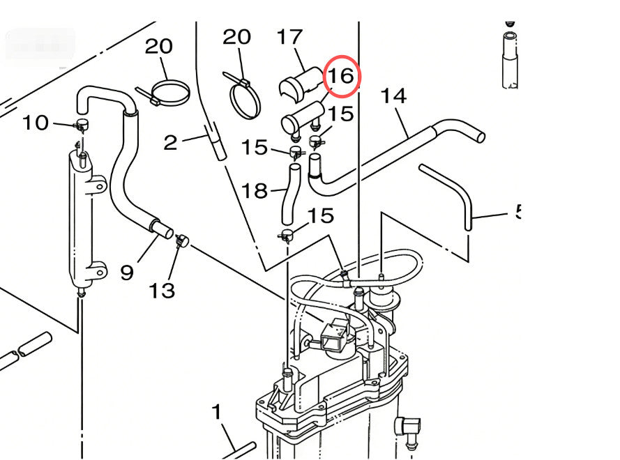 Fuel Filter for Yamaha
