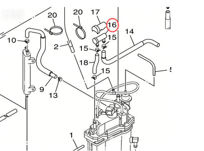 Fuel Filter for Yamaha