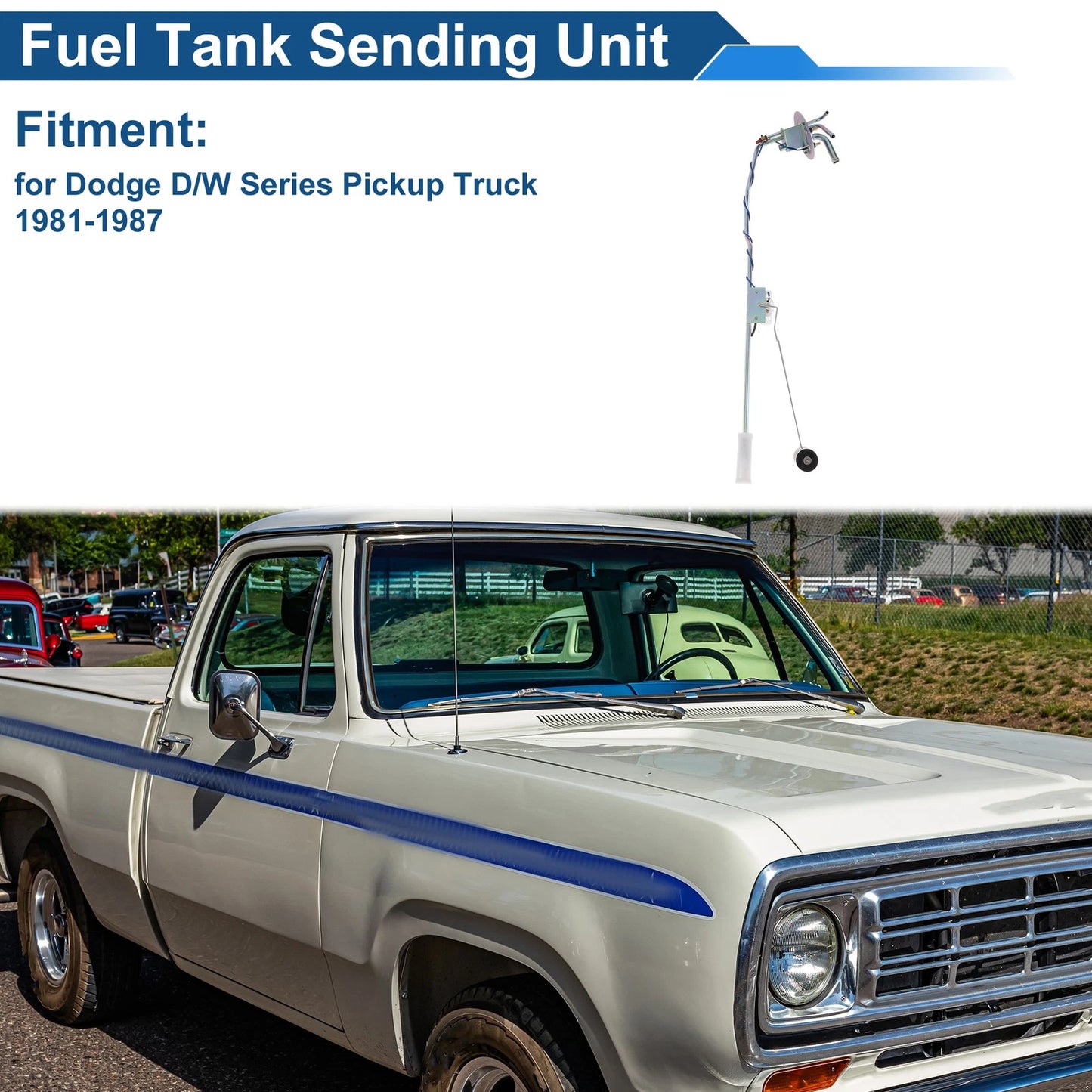 Fuel Level Sending Unit Module for Dodge D/W Series Pickup (1981–1987)