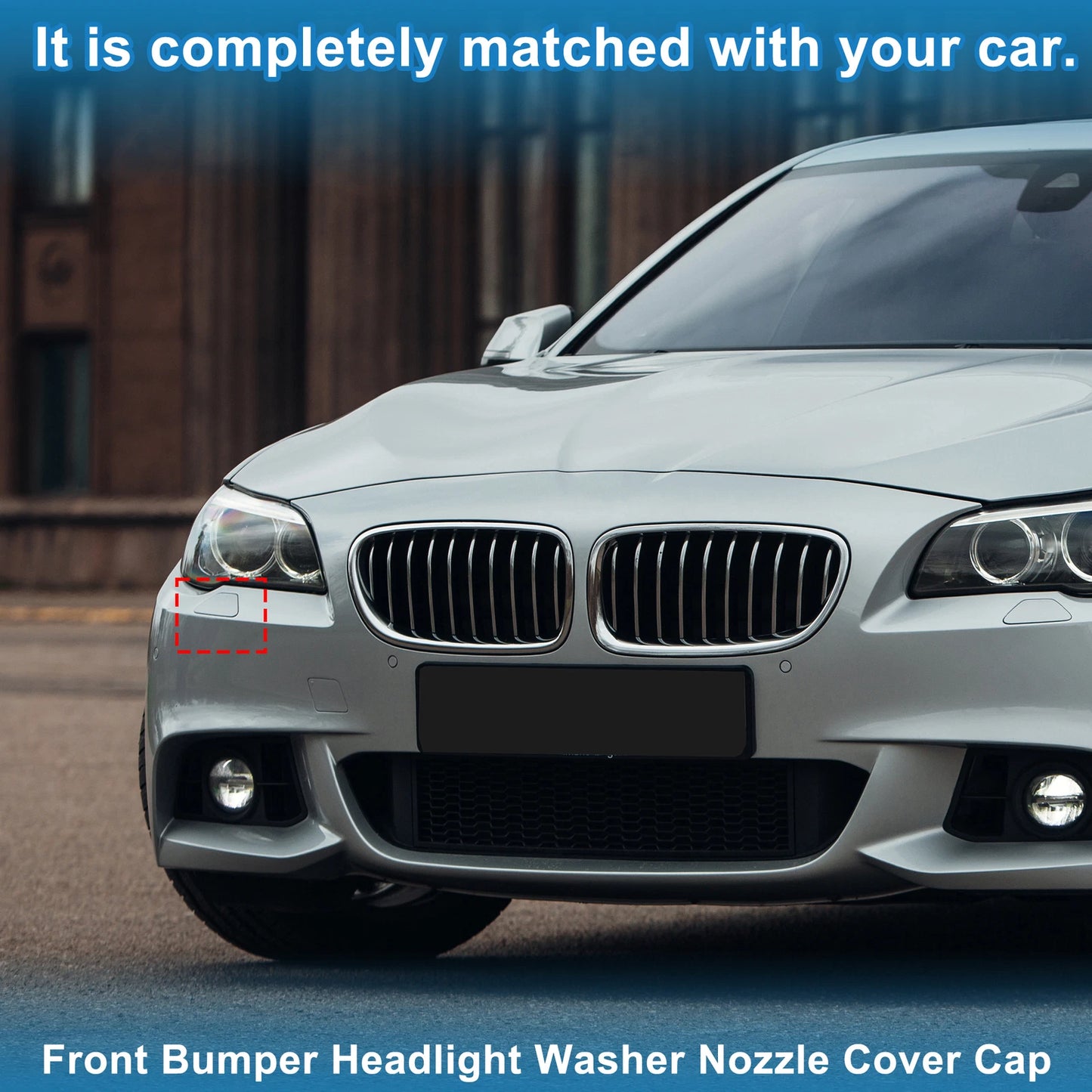 Washer Nozzle Cover Cap No. 51118048680 for BMW 528i (2011–2016) Unpainted