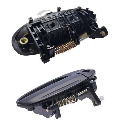 2pc Set Outer Door Handle Black for Holden Barina TK (2005–2011)