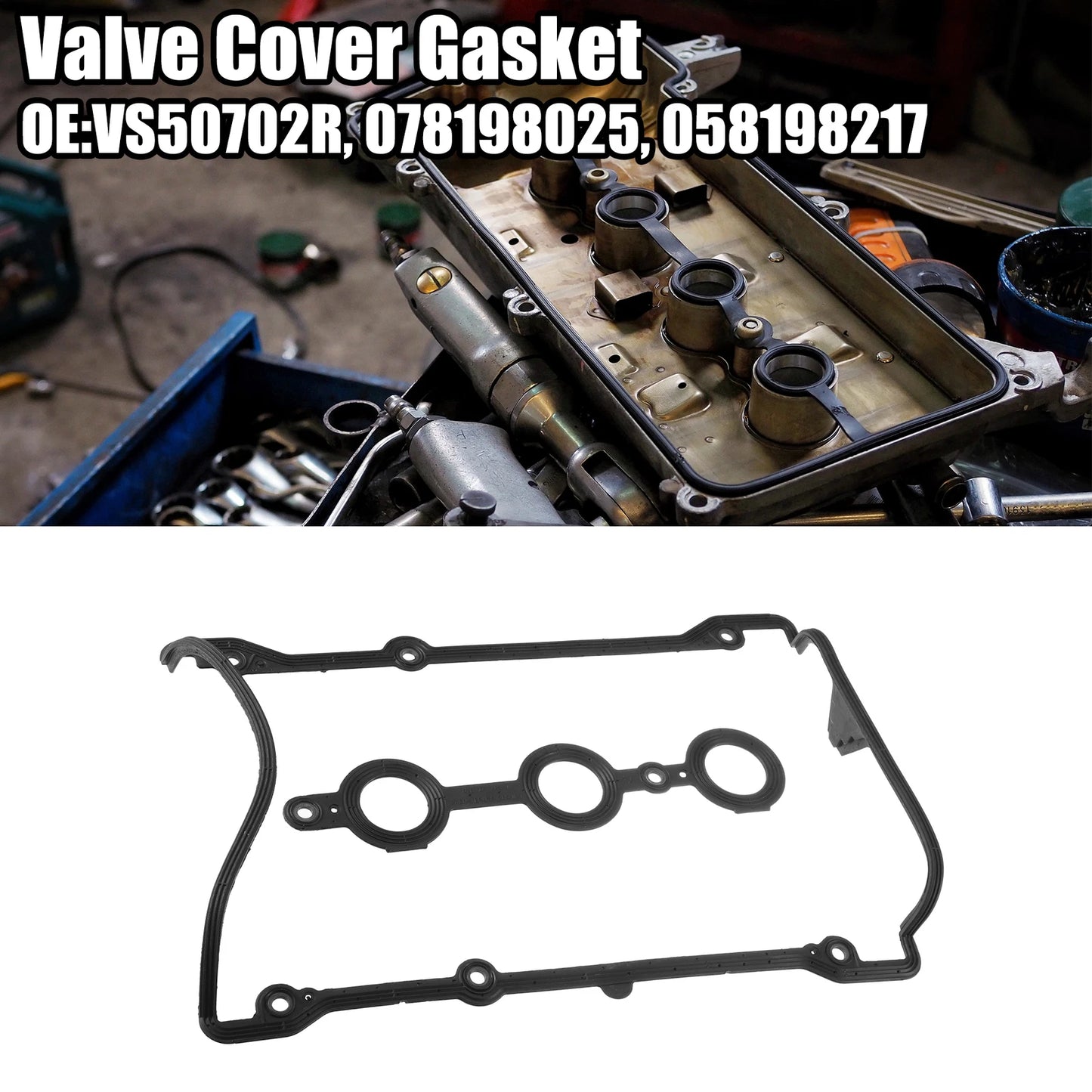 Set of 1 VS50702R Engine Valve Cover Gasket for Volkswagen Passat (1998–2005)