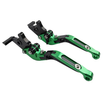 Green Extendable Brake Clutch Levers for BMW F900R F900XR F750GS F850GS (2019-2023)