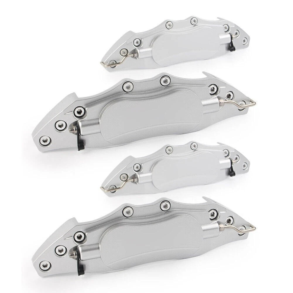 Set of 4 Metal 3D Brake Caliper Covers for Universal Fit (10.5")