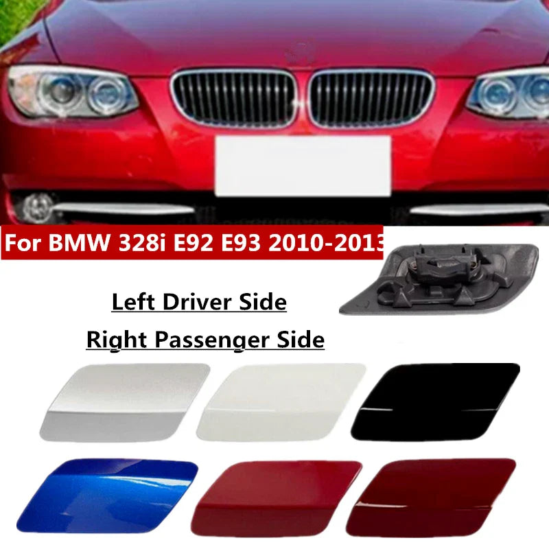 Front Headlight Washer Spray Nozzle Cover Lid Cap BMW 328i E92 E93 (2010–2013)