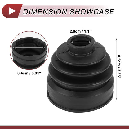 Inner CV Joint Boot Kit w/ Clamps for Honda Ridgeline (2008–2014) No.44017STXA01