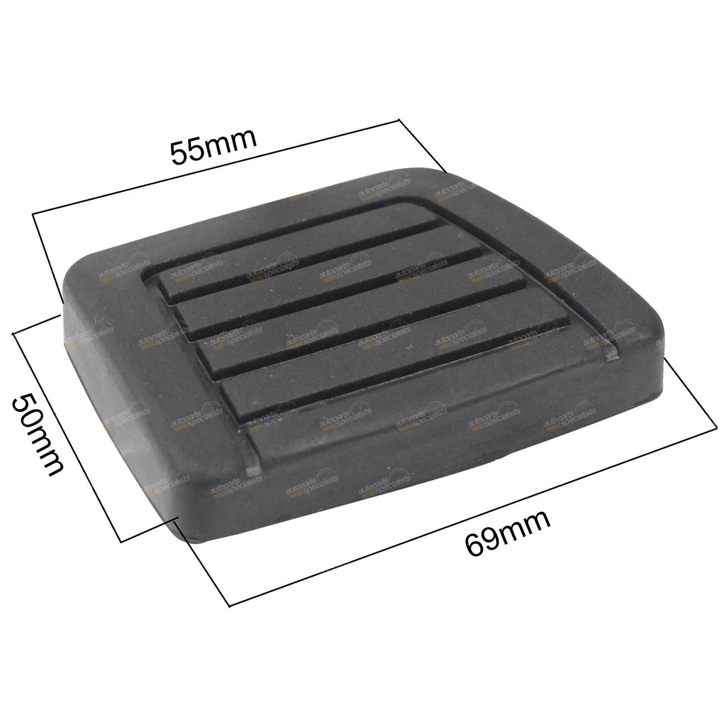 Rubber Brake or Clutch Pedal Pad for Nissan Patrol G60 G61 (1960–1980)
