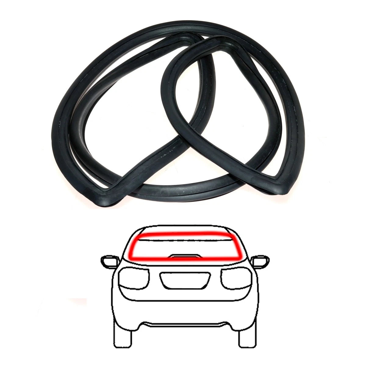 Rear Windshield Weatherstrip for Toyota Corona Mark II (1972–1978)