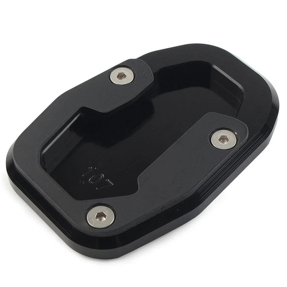 CNC Side Stand Enlarger Plate for Ducati Desert X 2022+ Aluminum Black
