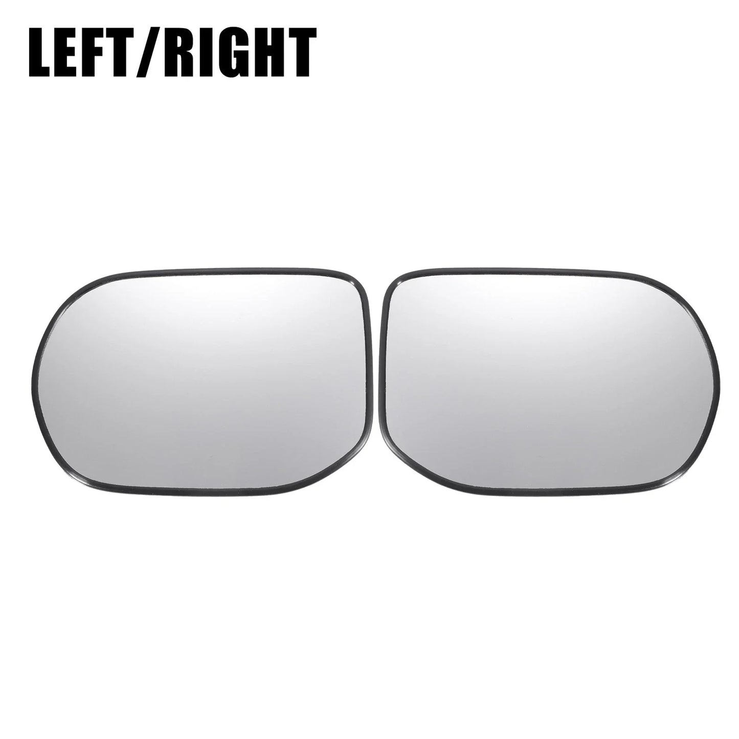 Left Right White Mirror Glass w/ Back Non-heated for Honda Civic (2006-2011)