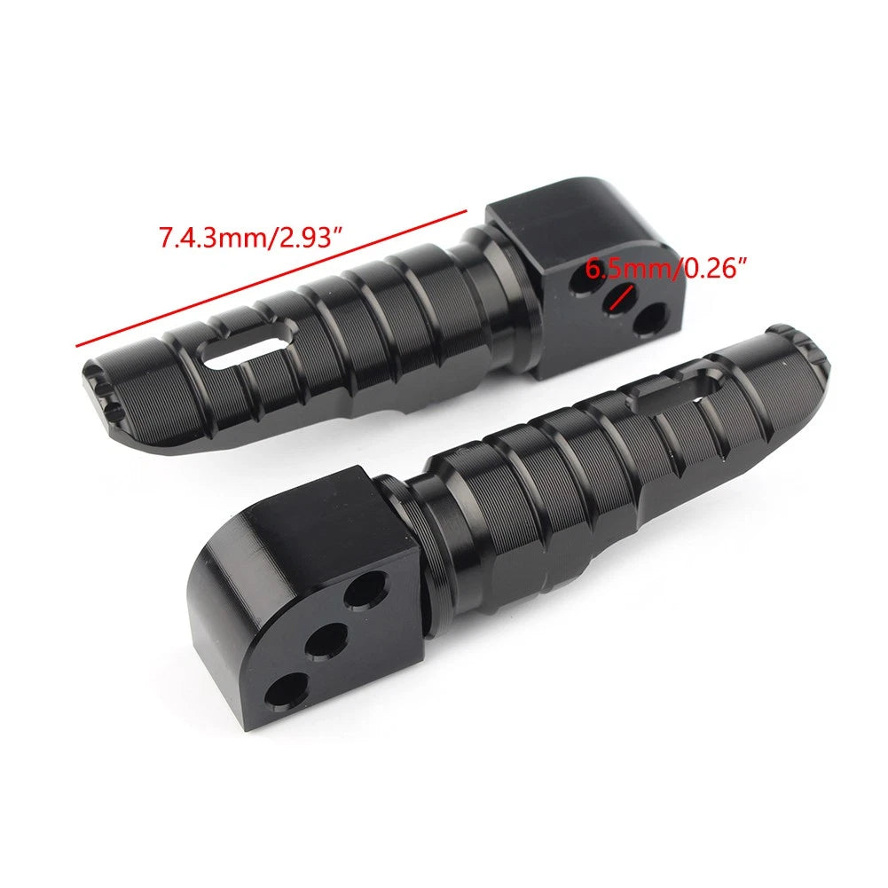 Rear Footpegs for Kawasaki Z800 Z1000 Ninja 650 ER-6N ER-6F Versys 1000 (2013–2020) RED