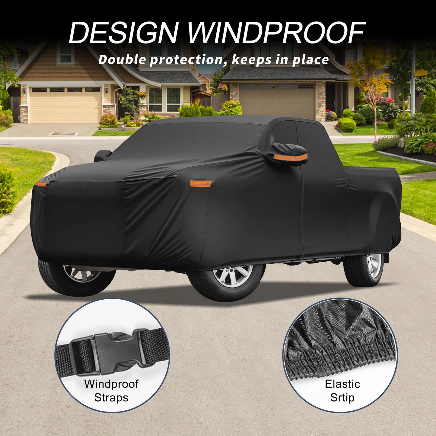 Waterproof 210D-PU Car Cover for Honda Ridgeline (2017–2023)
