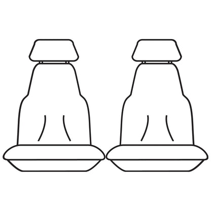 Custom Fit Neoprene Car Seat Covers for Toyota Hilux TGN121 (2015-2019)