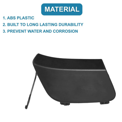 Front Right Bumper Tow Hook Cover for Mercedes-Benz CLA250 (2017-2019) Black