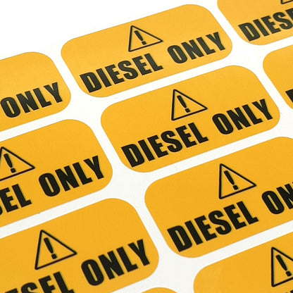 24Pcs Diesel Only Sticker Decal for Truck Fuel Tank