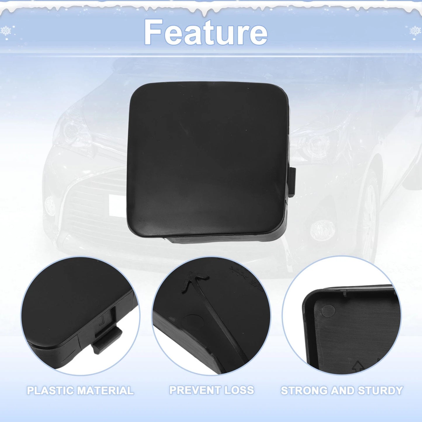 Tow Hook Cover Cap for Toyota RAV4 (2019–2025) No. 5243842901