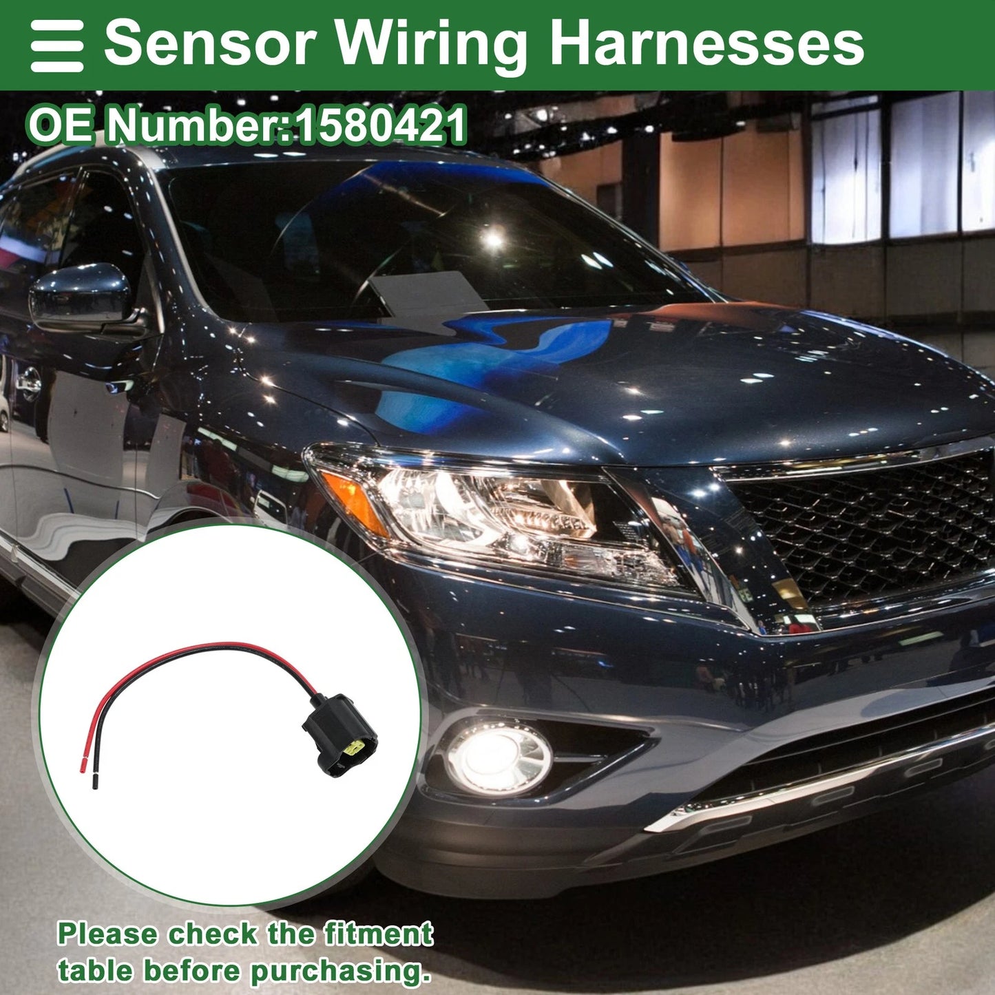 2 Pin Sensor Wiring Harness for Ford Aspire (1994–1996) No. 1580421