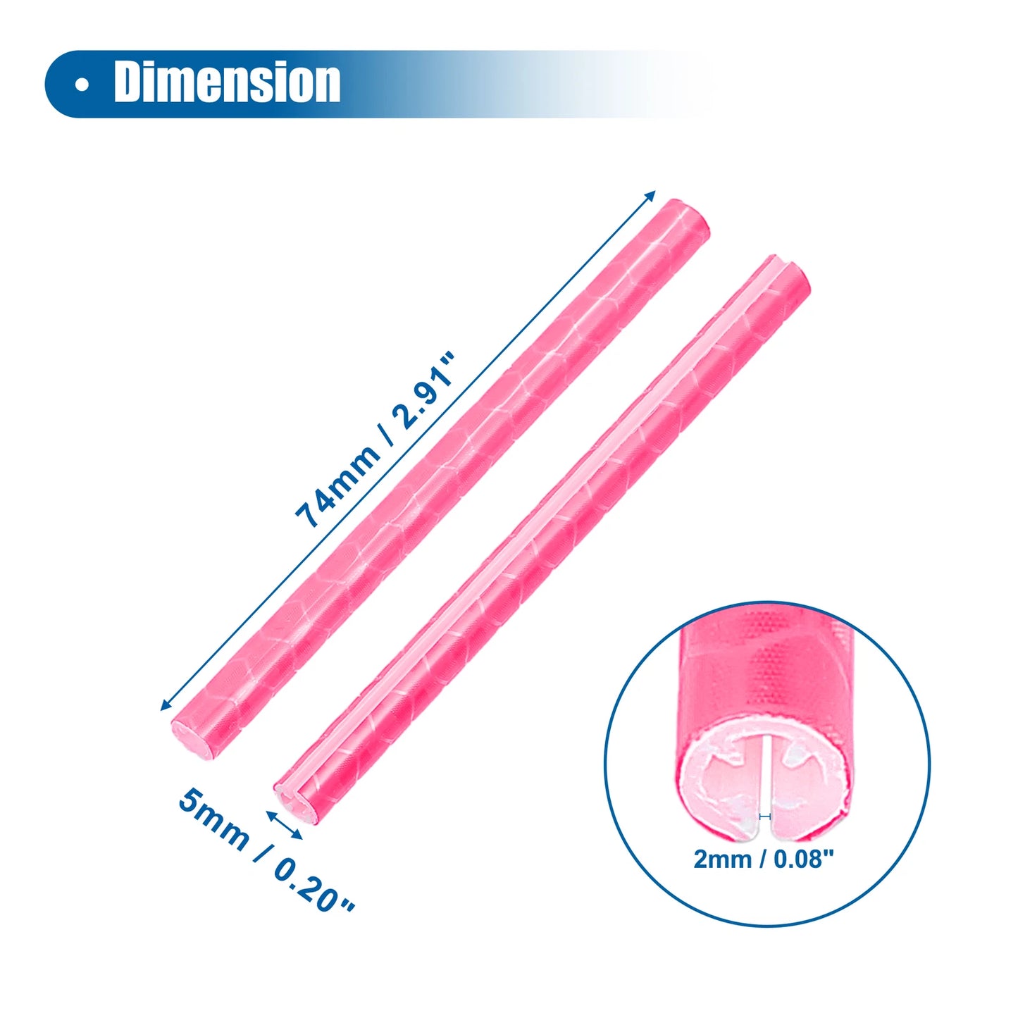 36 Pcs Reflective Bicycle Reflectors for Bike (ABS, Pink)