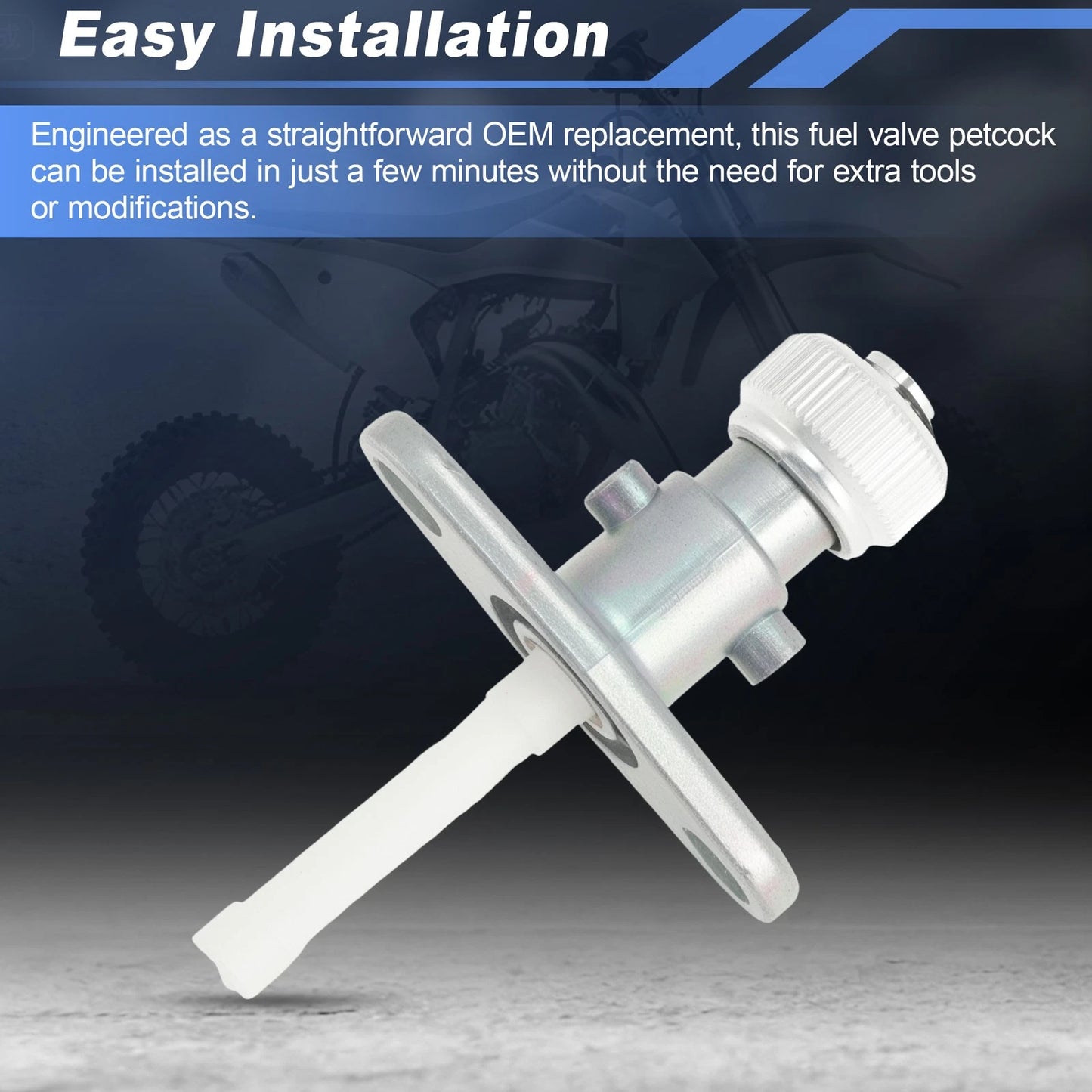 Fuel Tank Petcock Shut Off Valve for KTM 50 SX 60 65 400 620 640 660 690 790 890 (2000–2023)