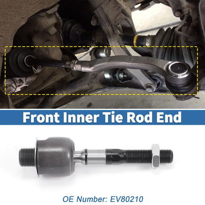 2X Front Inner Tie Rod End Links for Honda Accord, Acura TL (No.EV80210)