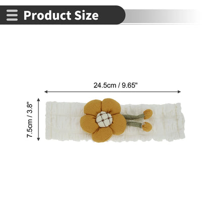 Set of 2 Ginger Yellow Seat Belt Cover Pads for Universal Fit (24.5cm)