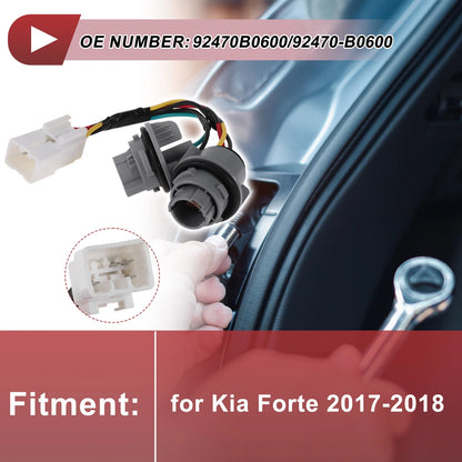Taillight Socket Wiring Harness for Kia Forte (2017–2018) No. 92470B0600