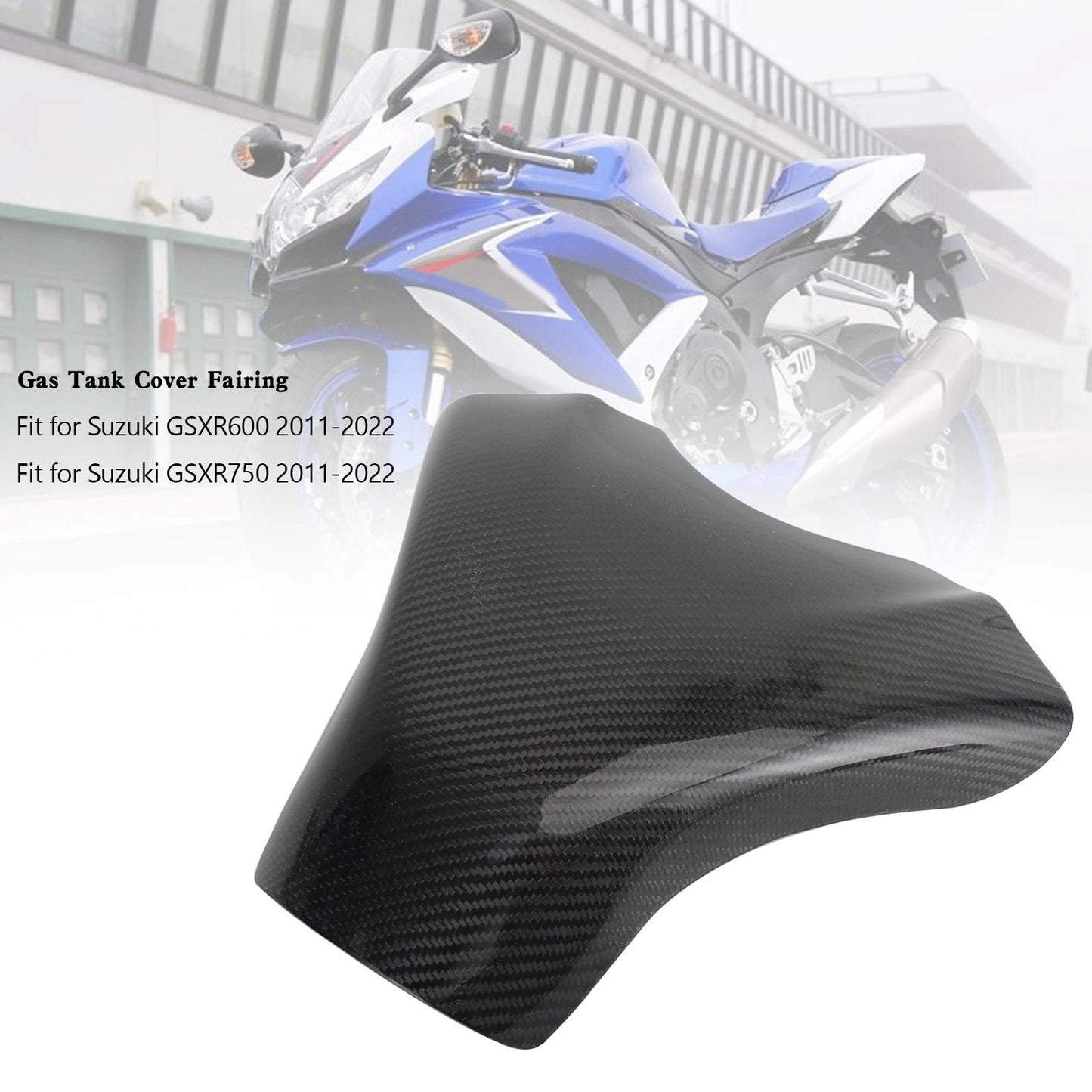 Carbon Fiber Tank Cover Fairing for Suzuki GSXR600 GSXR750 (2011–2025)