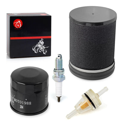 Air Filter Oil Filter Spark Plug for Kawasaki KVF360 Prairie 360 (2003–2009)