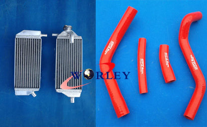 Aluminum Radiator & Hose for YAMAHA YZ250F YZF250 2014-2016 ( Blue)