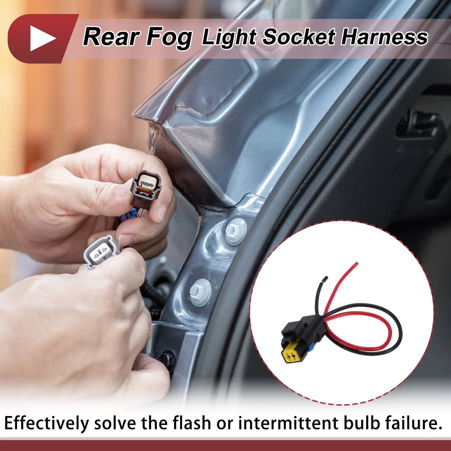 Rear Fog Light Socket Wiring for Ford Kuga (2012–2019) No. 31265953