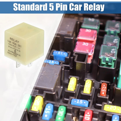 5 Pin Solenoid Relay No.165906381 for Audi A4 (1999–2001) DC 12V 40A
