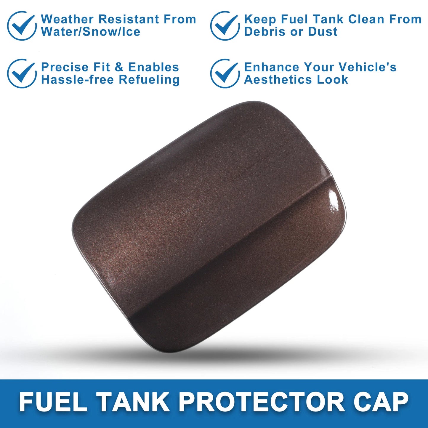 Fuel Tank Door Cap for Audi A4 (2009–2016) No. 8K0809907 Brown
