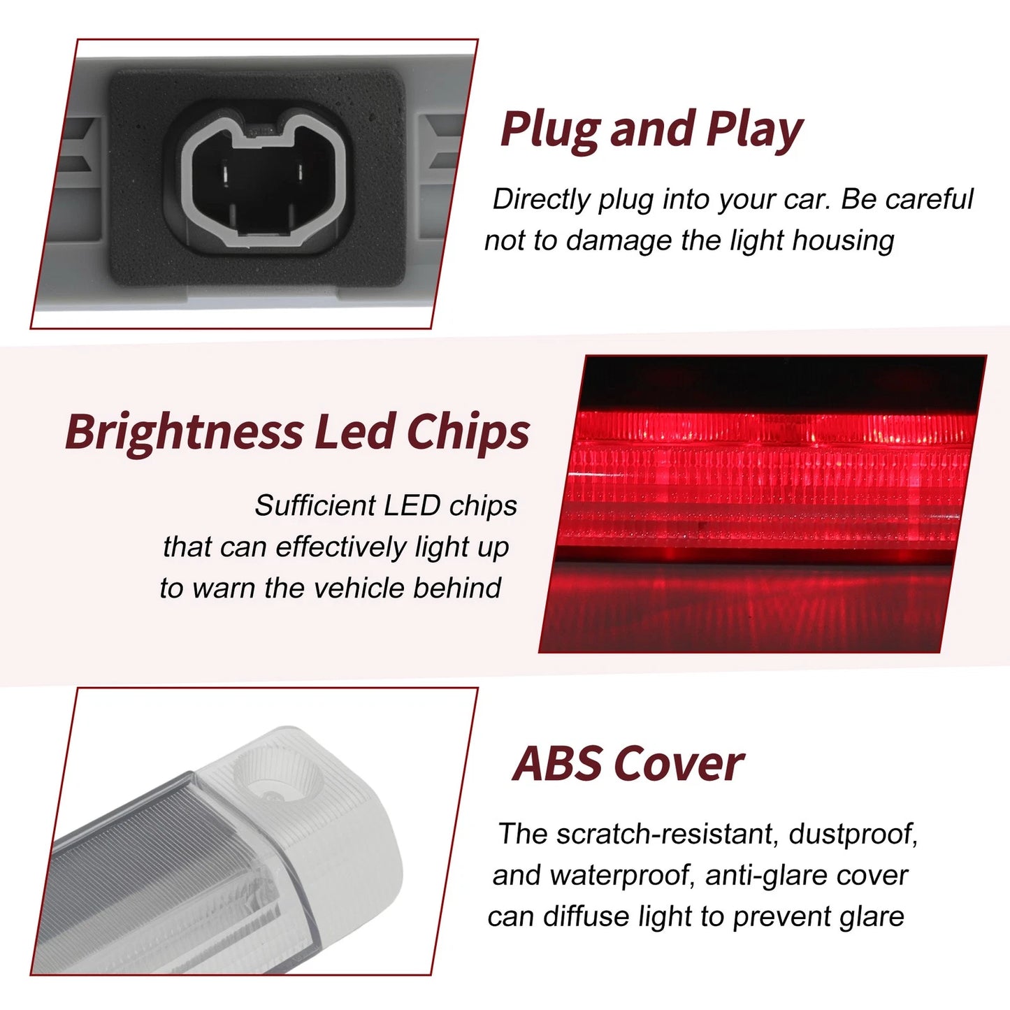 LED Third Brake Light for Toyota 4Runner Highlander (923-288)