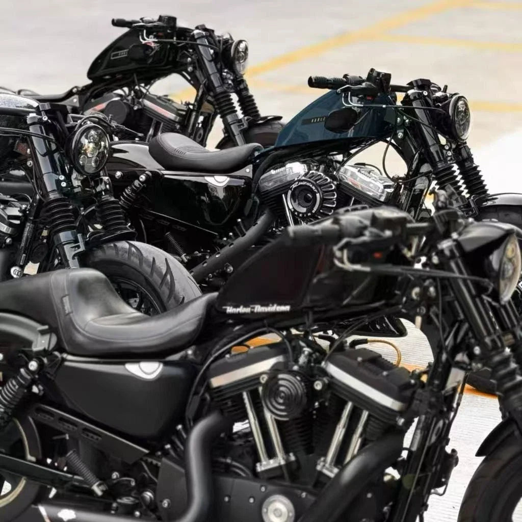1" Black Motorcycle Handlebars Drag Z Bar for Harley Sportster XL (2004-2023)