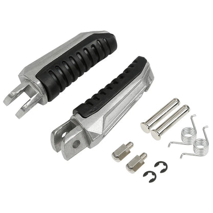 Driver Passenger Footpegs Footrest for Suzuki Hayabusa GSX1300R (2008-2012)