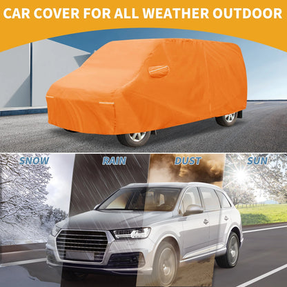 Car Cover Waterproof All Weather for Ford Transit (210D-PU)