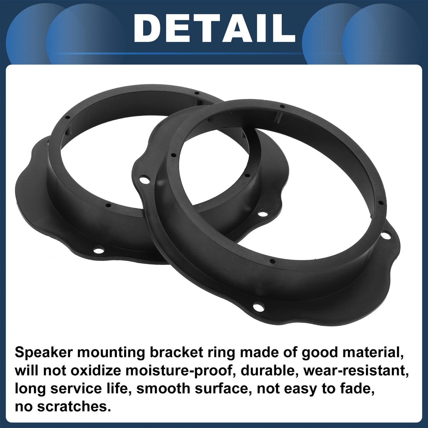 Set of 2 Speaker Spacer Rings for Ford Focus (2004–2010)
