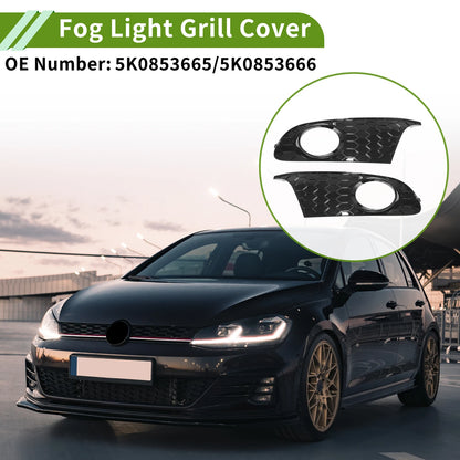 1 Pair Fog Light Grill for VW Golf 6 (2009–2013) No. 5K0853665