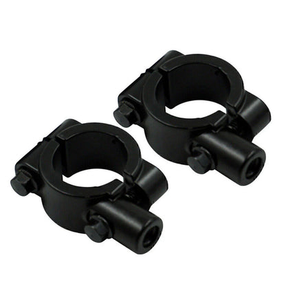 25MM M10 Black Motorcycle Handlebar Mirror Mount Clamp Adaptor