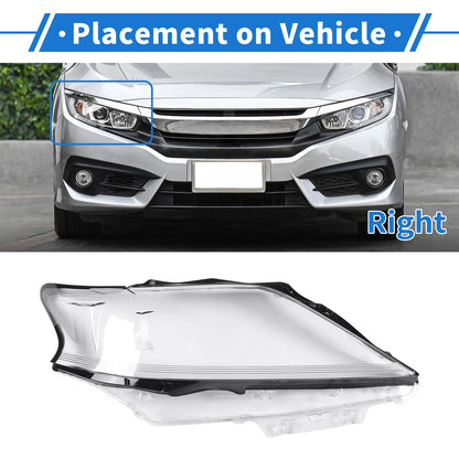 1 Pcs Headlight Lens Cover for Lexus RX350/RX450/RX270 (2012–2015)