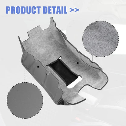 Center Console Armrest Box Cover for Chevy Silverado 2014-2018 Black Gray