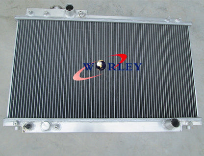 2X Aluminum Radiator for Toyota Supra MK4 JZA80 (1994–1996)