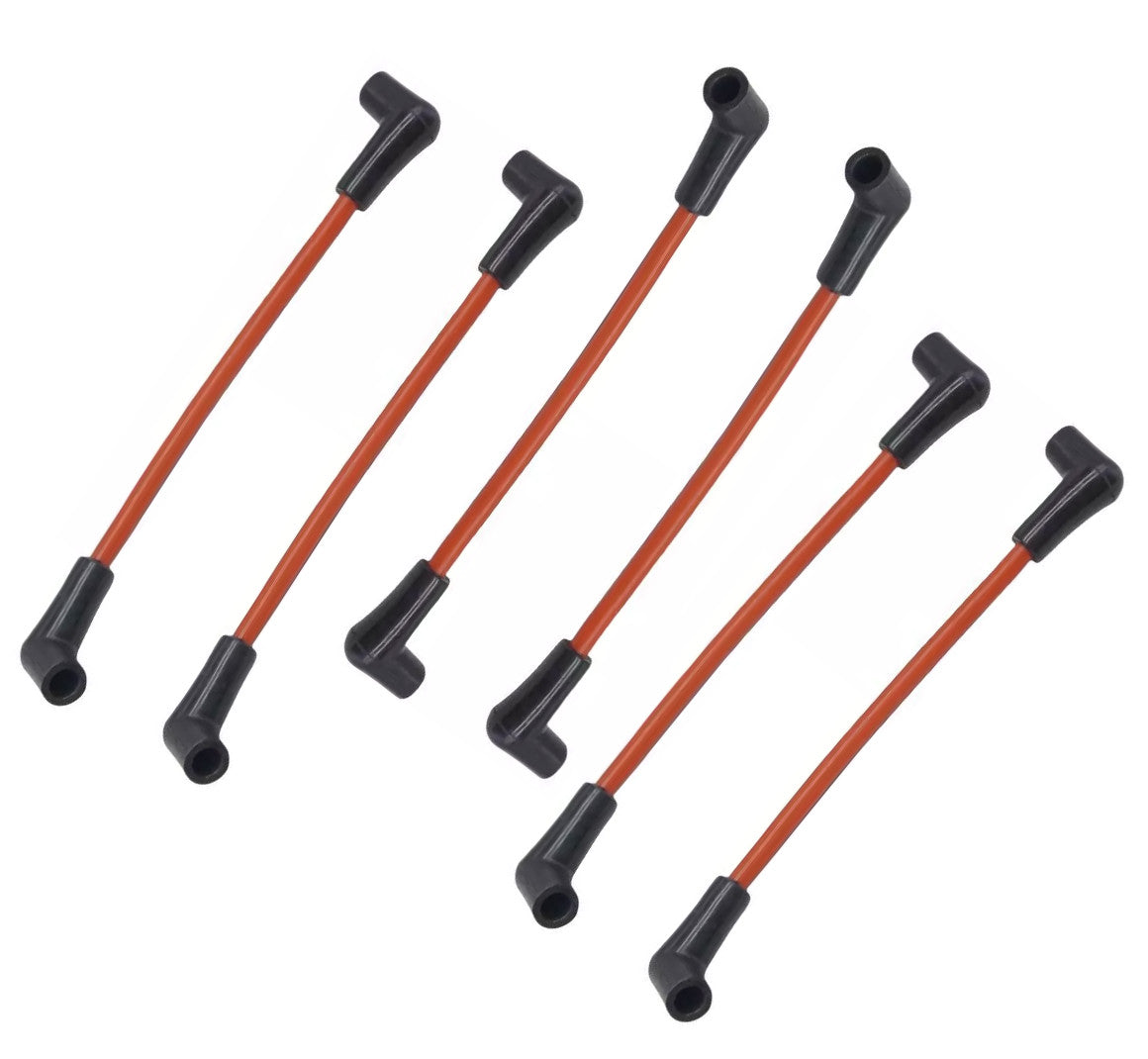 Set of 6 Spark Plug Wires for Johnson Evinrude Outboard (9")