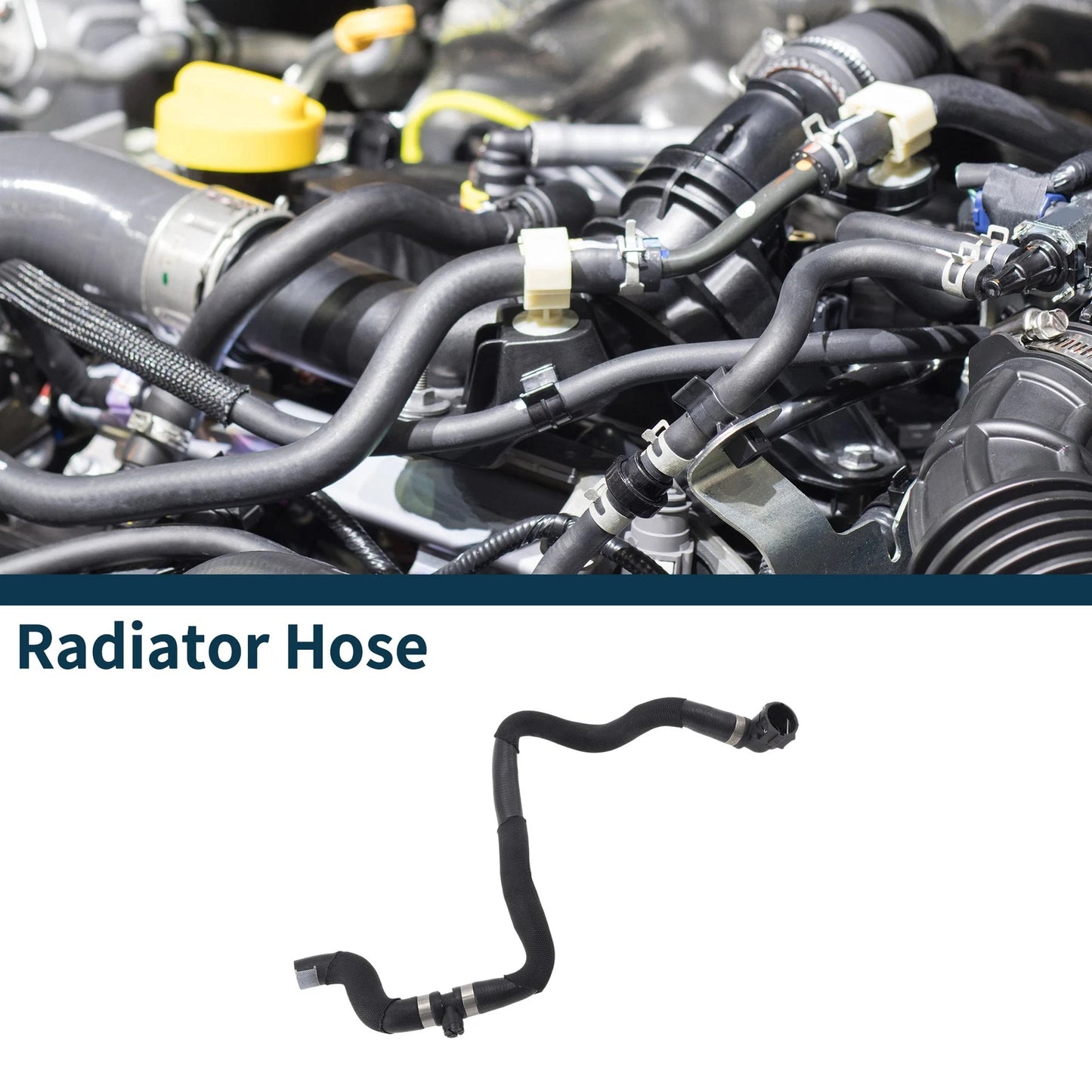 Radiator Hose for Audi A6 (2006–2011) 4F0819373G/4F0819373B Rubber