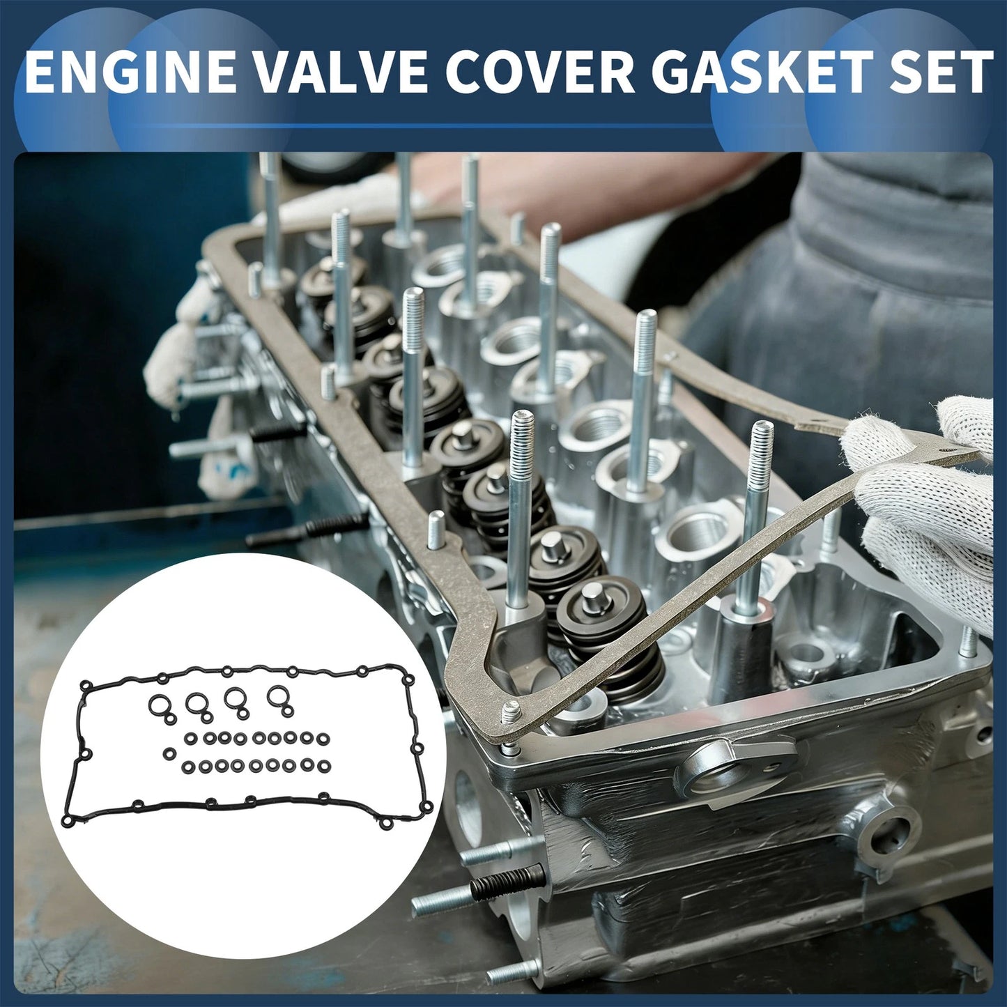 Valve Cover Gasket Set for Dodge Dart (2013–2016) 2.4L L4 VS50906R