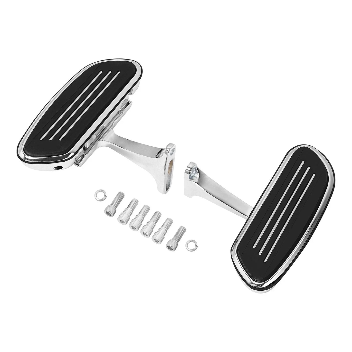 1 x Passenger Footboards & 1 1/4" Footpeg Mounts for Harley Touring (1993-2025)