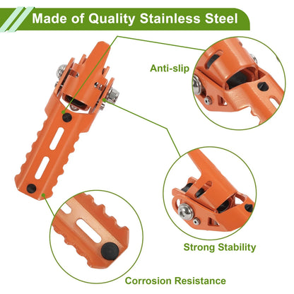 1 Pair Motorcycle Foot Pegs for BMW R1250GS LC (2013–2019) Orange