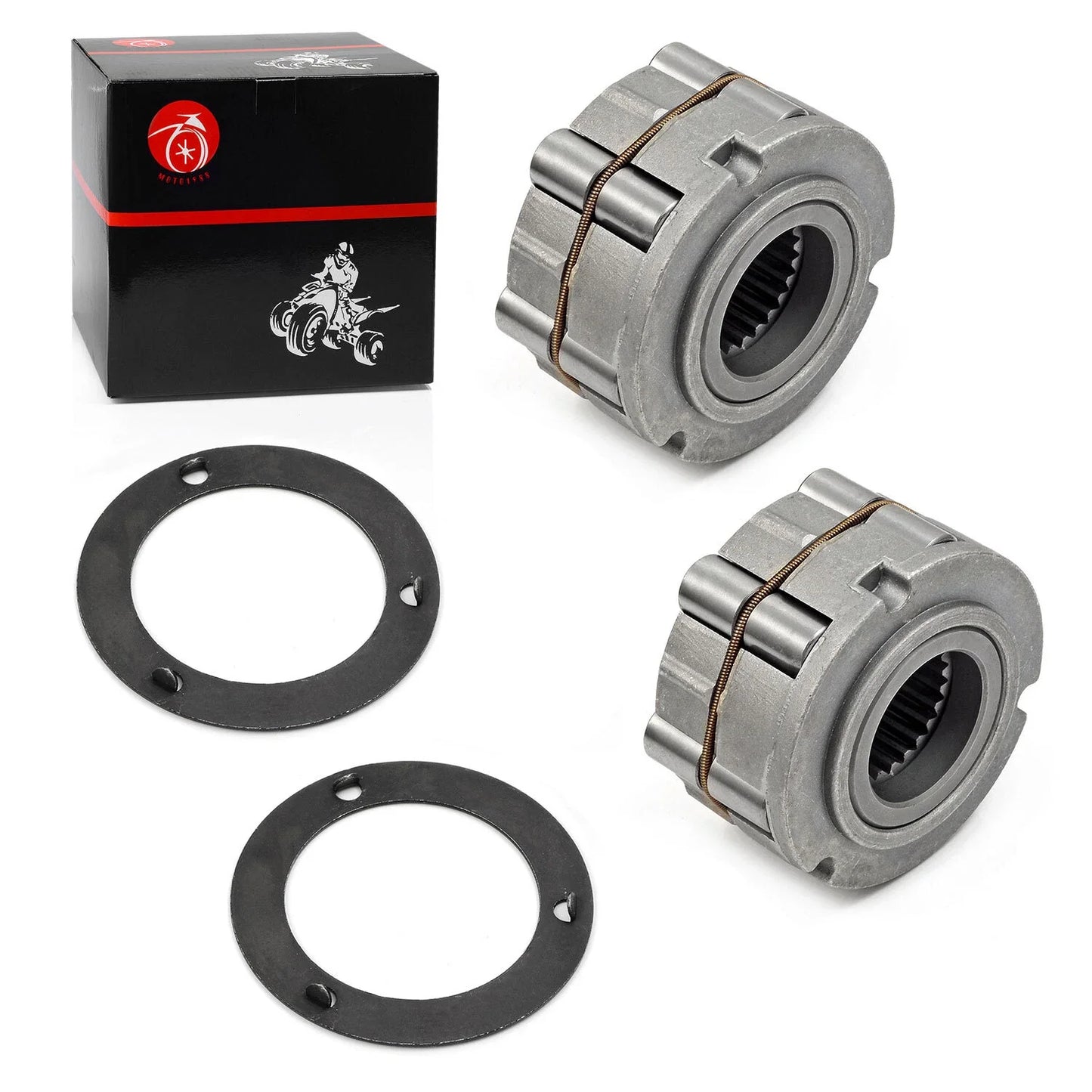 Front Wheel Hub Clutch 2 x for Polaris Sportsman 335 400 450 500 (1995–2008)